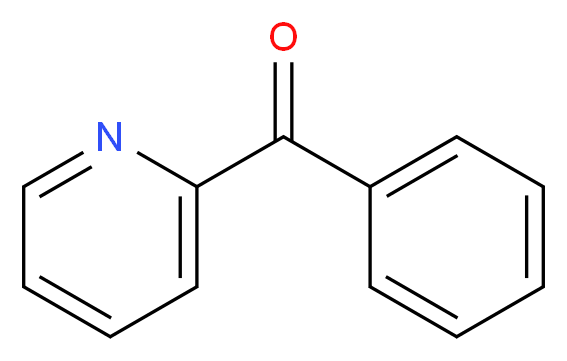 2-Benzoylpyridine_分子结构_CAS_91-02-1)