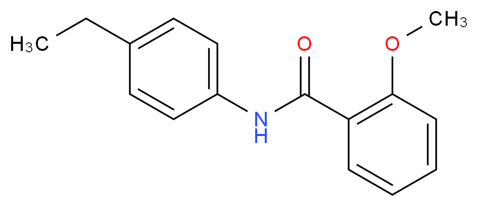 N-(4-Ethylphenyl)-2-methoxybenzamide_分子结构_CAS_418777-17-0)