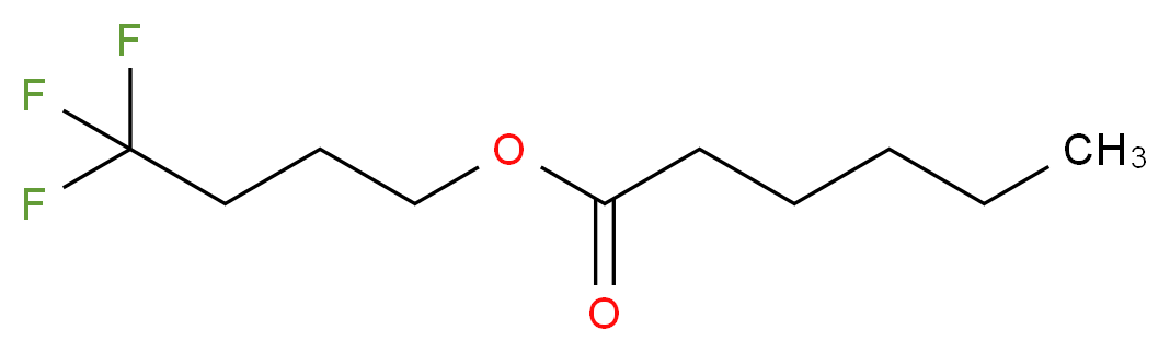 4,4,4-trifluorobutyl hexanoate_分子结构_CAS_885276-36-8