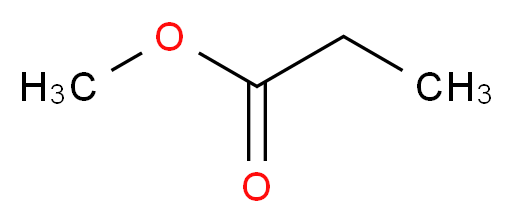 丙酸甲酯_分子结构_CAS_554-12-1)