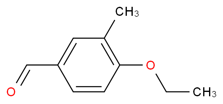 4-ethoxy-3-methylbenzaldehyde_分子结构_CAS_56917-14-7