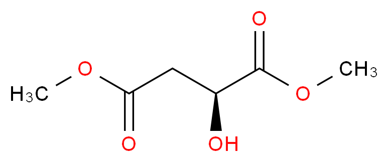 (S)-(-)-苹果酸二甲酯_分子结构_CAS_617-55-0)
