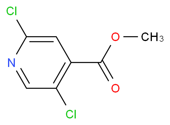 Methyl 2,5-dichloroisonicotinate_分子结构_CAS_623585-74-0)
