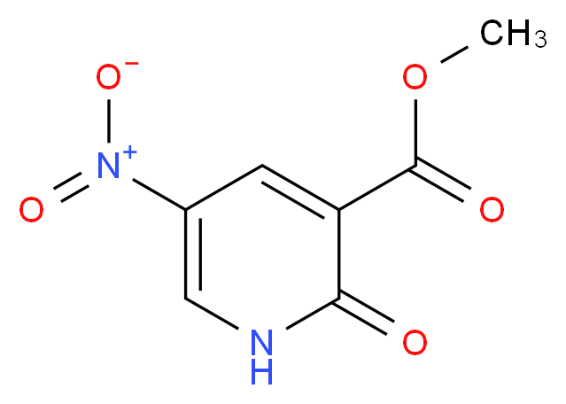 methyl 5-nitro-2-oxo-1,2-dihydropyridine-3-carboxylate_分子结构_CAS_856579-28-7