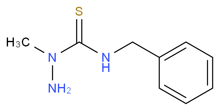 3-amino-1-benzyl-3-methylthiourea_分子结构_CAS_21076-23-3