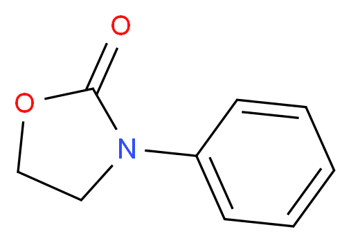 3-phenyl-1,3-oxazolidin-2-one_分子结构_CAS_703-56-0