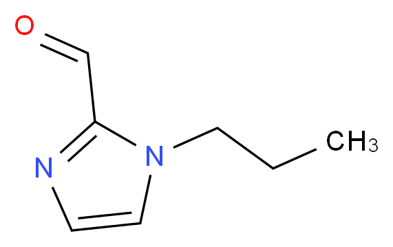 1-Propyl-1H-imidazole-2-carbaldehyde_分子结构_CAS_161500-05-6)