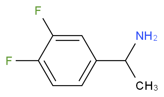 1-(3,4-difluorophenyl)ethanamine_分子结构_CAS_276875-21-9)