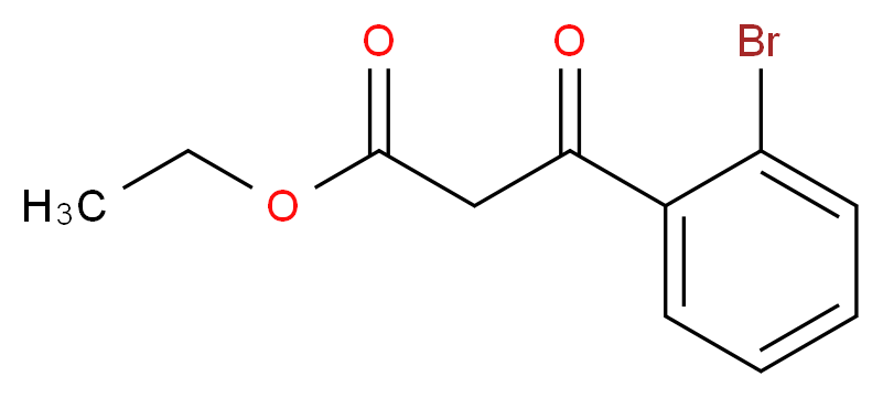 (2-溴苯甲酰)乙酸乙酯_分子结构_CAS_50671-05-1)