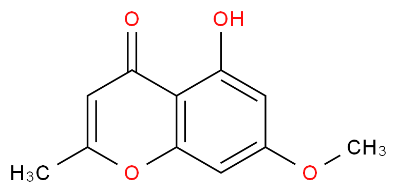 5-hydroxy-7-methoxy-2-methyl-4H-chromen-4-one_分子结构_CAS_480-34-2