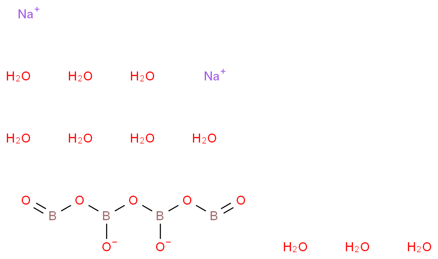 CAS_1303-96-4 分子结构