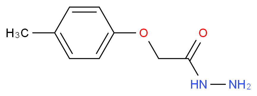 2-(4-methylphenoxy)acetohydrazide_分子结构_CAS_36304-39-9