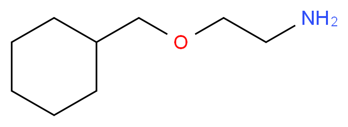 2-(Cyclohexylmethoxy)-1-ethanamine_分子结构_CAS_)
