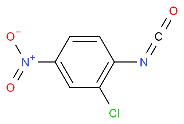 2-氯-4-硝基苯基异氰酸酯_分子结构_CAS_40397-95-3)