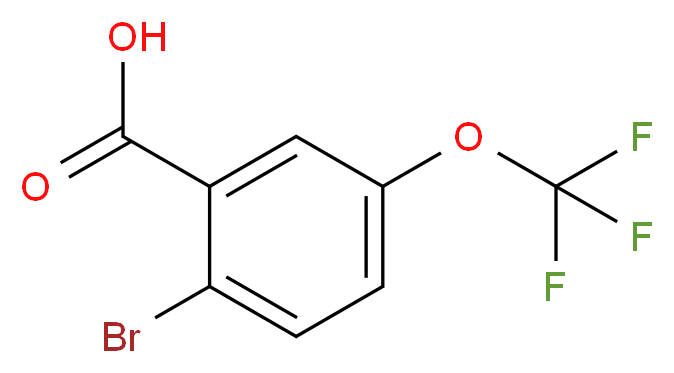 2-Bromo-5-(trifluoromethoxy)benzoic acid_分子结构_CAS_403646-48-0)