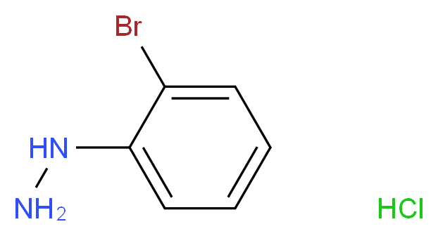 (2-Bromophenyl)hydrazine hydrochloride_分子结构_CAS_)