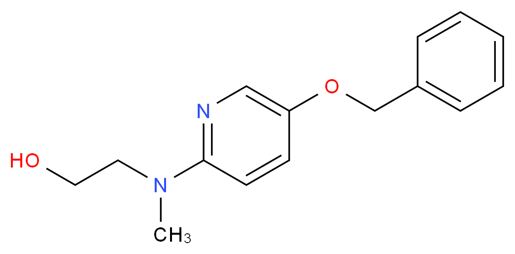 2-{[5-(benzyloxy)pyridin-2-yl](methyl)amino}ethan-1-ol_分子结构_CAS_326496-03-1