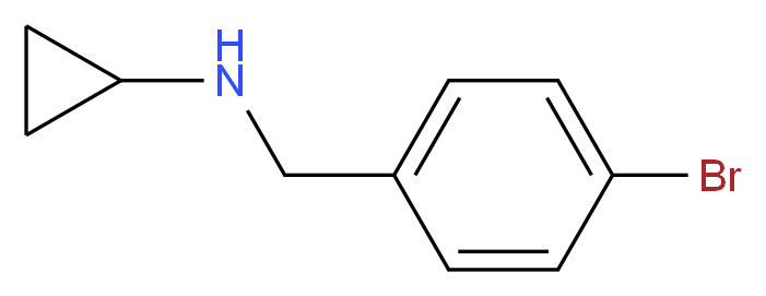 N-(4-bromobenzyl)-N-cyclopropylamine_分子结构_CAS_70894-73-4)