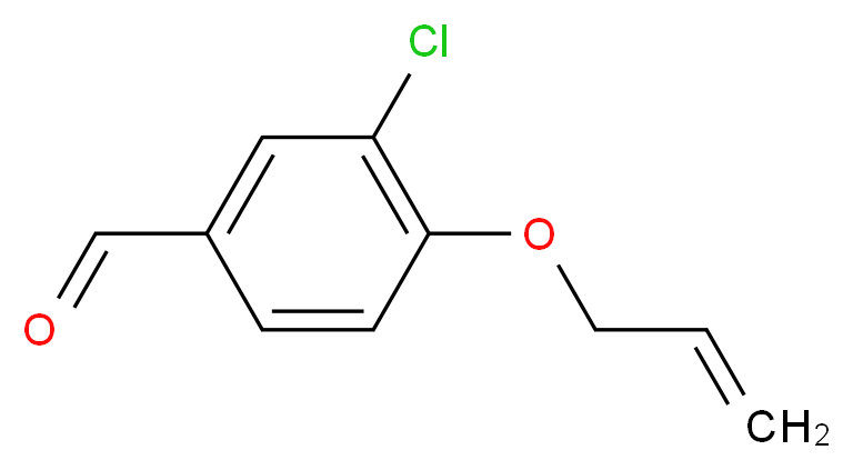 3-chloro-4-(prop-2-en-1-yloxy)benzaldehyde_分子结构_CAS_)