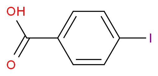 4-Iodobenzoic acid_分子结构_CAS_619-58-9)