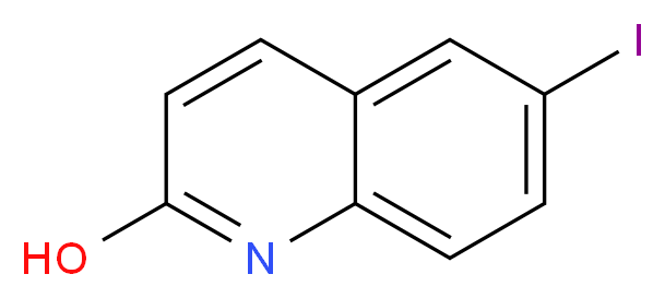 6-Iodoquinolin-2-ol_分子结构_CAS_99455-01-3)