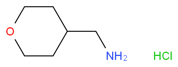 C-(Tetrahydro-pyran-4-yl)-methylamine hydrochloride_分子结构_CAS_389621-78-7)