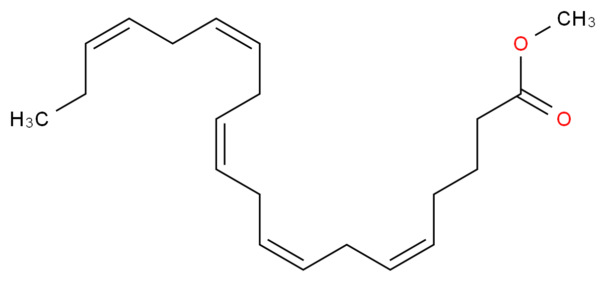 methyl (5Z,8Z,11Z,14Z,17Z)-icosa-5,8,11,14,17-pentaenoate_分子结构_CAS_2734-47-6