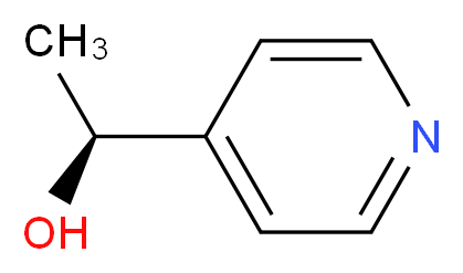 (S)-(-)-α-甲基-4-吡啶甲醇_分子结构_CAS_54656-96-1)