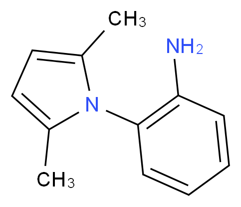 2-(2,5-dimethyl-1H-pyrrol-1-yl)aniline_分子结构_CAS_2405-01-8