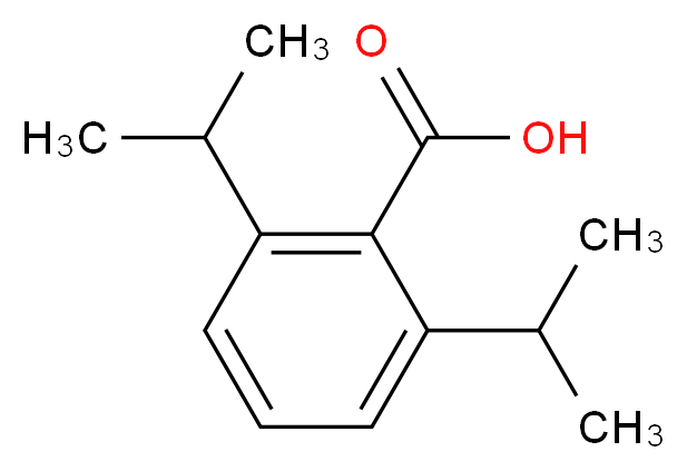 2,6-bis(propan-2-yl)benzoic acid_分子结构_CAS_92035-95-5