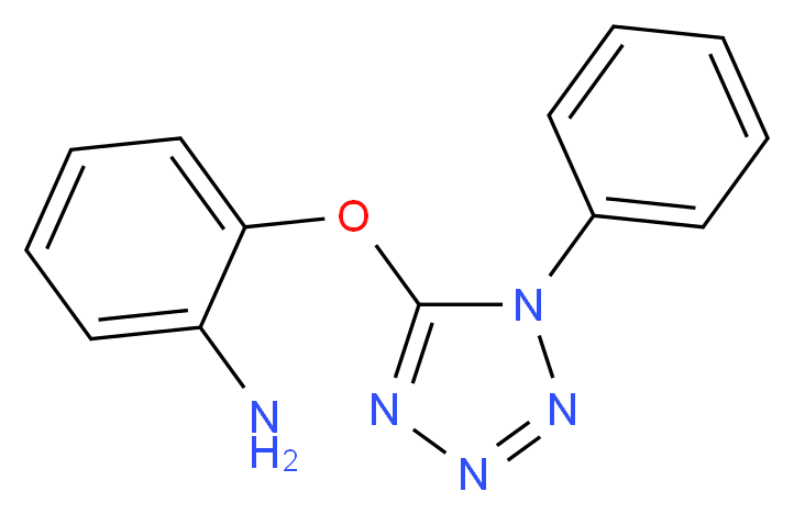 2-[(1-phenyl-1H-tetrazol-5-yl)oxy]aniline_分子结构_CAS_610261-68-2)