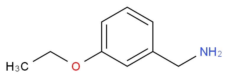 (3-ethoxyphenyl)methanamine_分子结构_CAS_93071-76-2)