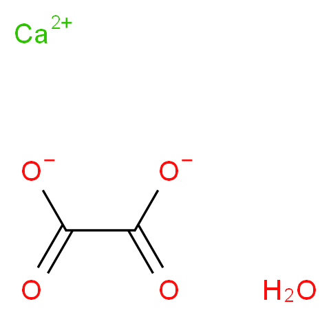 calcium hydrate oxalate_分子结构_CAS_5794-28-5