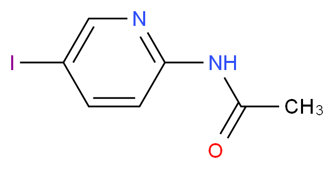 N-(5-Iodo-2-pyridinyl)acetamide_分子结构_CAS_66131-78-0)