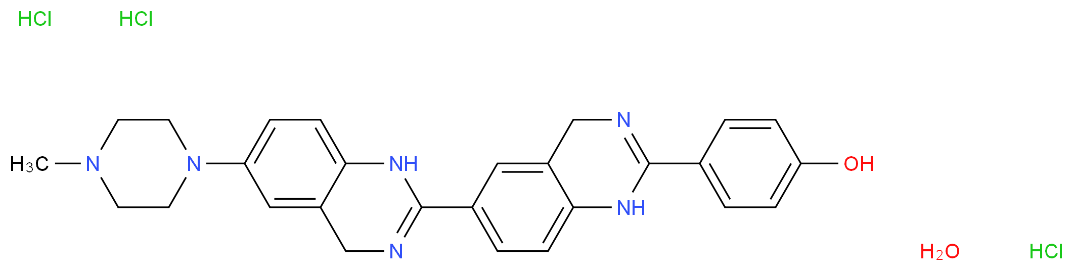 赫斯特荧光染料 33258_分子结构_CAS_23491-45-4)