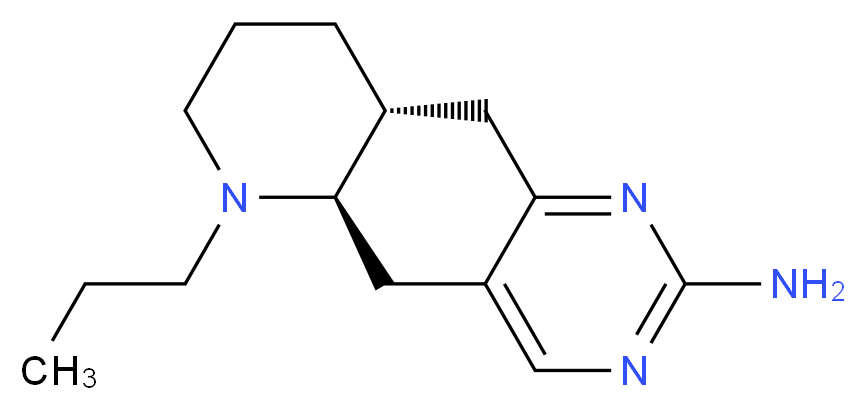 (5aR,9aR)-6-propyl-5H,5aH,6H,7H,8H,9H,9aH,10H-pyrido[2,3-g]quinazolin-2-amine_分子结构_CAS_97548-97-5