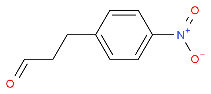 3-(4-nitrophenyl)propanal_分子结构_CAS_80793-24-4