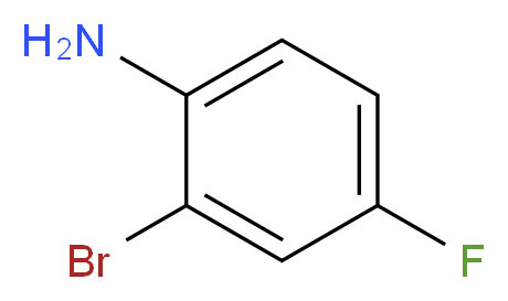 2-Bromo-4-fluoroaniline 99%_分子结构_CAS_1003-98-1)