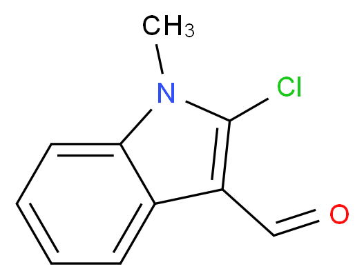 2-Chloro-1-methyl-1H-indole-3-carboxaldehyde_分子结构_CAS_24279-74-1)