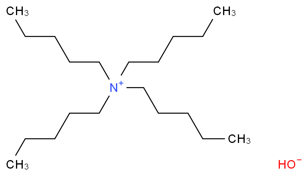 tetrapentylazanium oxidanide_分子结构_CAS_4598-61-2