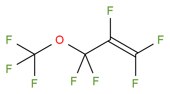 1,1,2,3,3-pentafluoro-3-(trifluoromethoxy)prop-1-ene_分子结构_CAS_67641-44-5