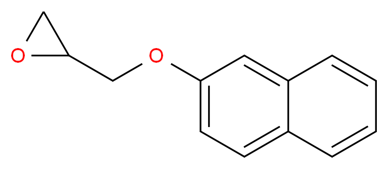 2-[(naphthalen-2-yloxy)methyl]oxirane_分子结构_CAS_5234-06-0