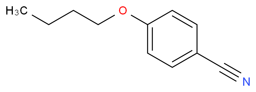 4-正丁氧基苯甲腈_分子结构_CAS_5203-14-5)