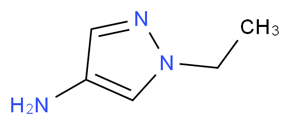 1-Ethyl-1H-pyrazol-4-ylamine_分子结构_CAS_876343-24-7)