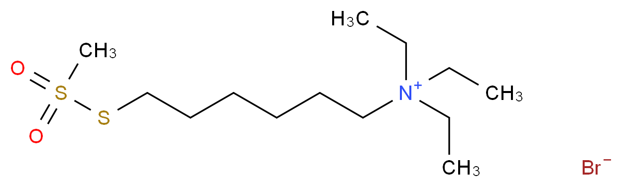 6-(Triethylammonium)hexyl Methanethiosulfonate Bromide_分子结构_CAS_386229-78-3)