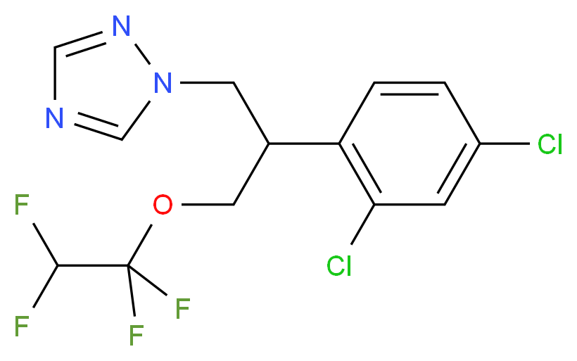 2-(2,4-dichlorophenyl)-3-(1h-1,2,4-triazol-1-yl)propyl 1,1,2,2-tetrafluoroethyl ether_分子结构_CAS_112281-77-3)