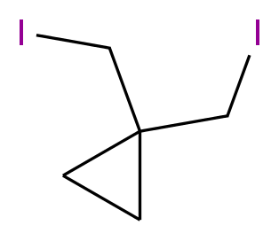1,1-Bis(iodomethyl)cyclopropane_分子结构_CAS_83321-23-7)