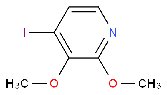 4-Iodo-2,3-dimethoxypyridine_分子结构_CAS_)