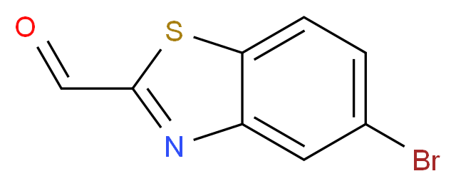 5-BROMO-BENZOTHIAZOLE-2-CARBALDEHYDE_分子结构_CAS_885279-64-1)