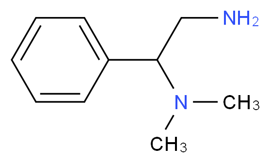 N*1*,N*1*-Dimethyl-1-phenyl-ethane-1,2-diamine_分子结构_CAS_6342-21-8)